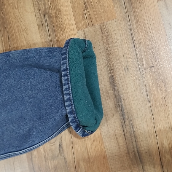 STANLEY Flannel Lined 5 Pocket Straight Leg Jeans 34 x 32 - Picture 9 of 14